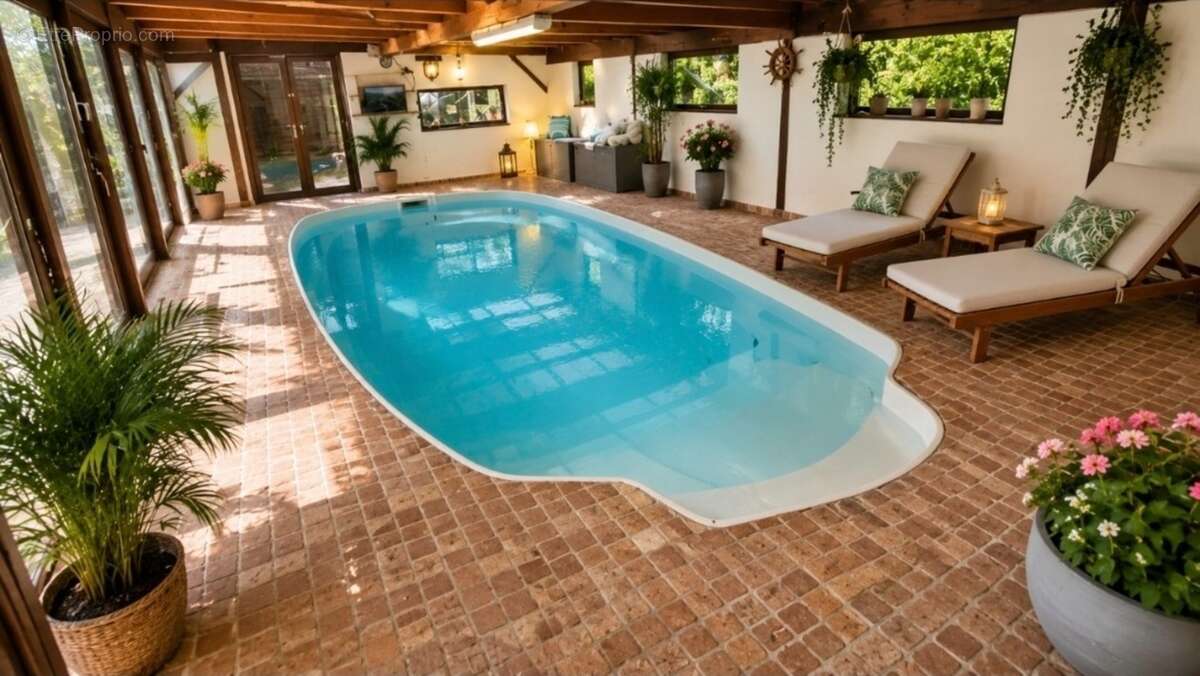 MAISON T5 à vendre 5 pièces banlieue EPINAL (88) avec PISCINE, GARAGE, mare sur 2600 m2 TERRAIN - photo 13