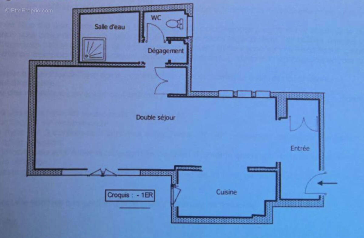 Appartement à PARIS-20E