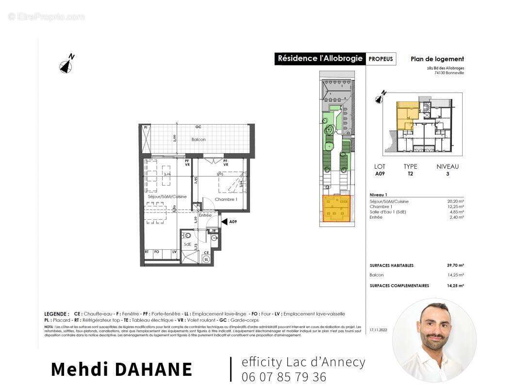 Appartement à BONNEVILLE