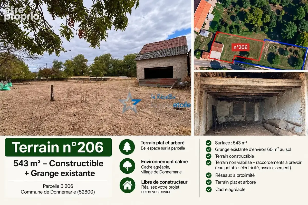 Photo Terrain à Nogent au prix de 12 000€