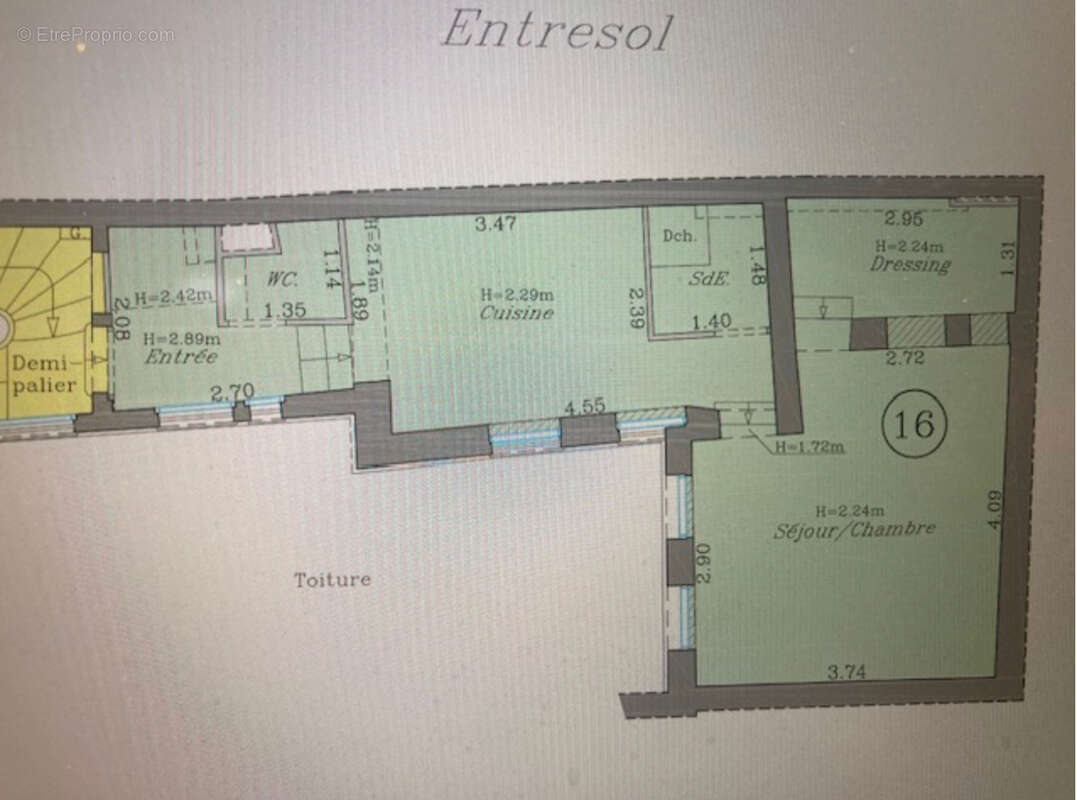 Appartement à PARIS-1E