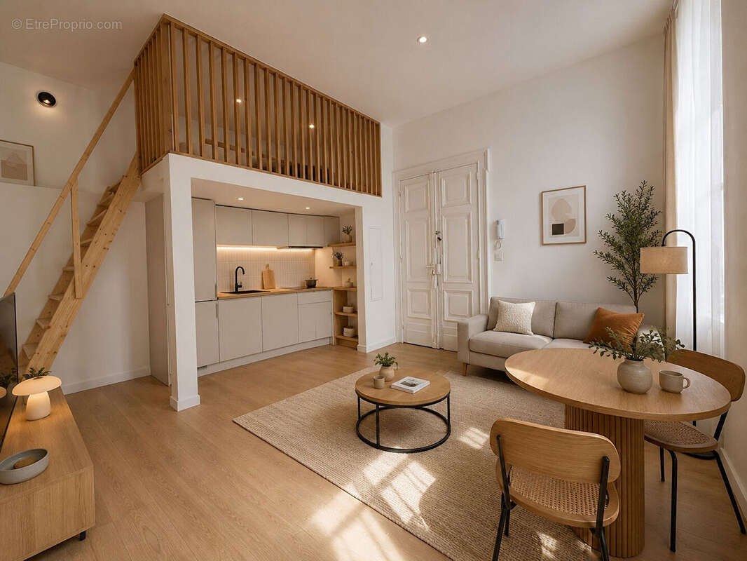 Studio de 25m² en étage avec cave ! quartier saint-aubin - photo 4