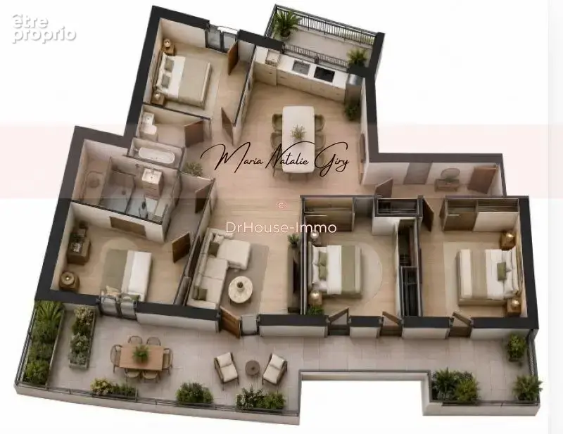 Appartement 106 m² à Asnieres-Sur-Seine  - photo 15