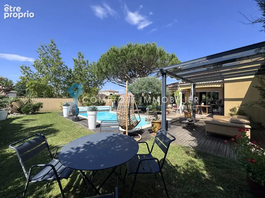 Villa de plain pied avec piscine - photo 2