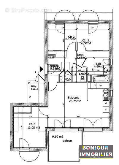 Appartement à MERY