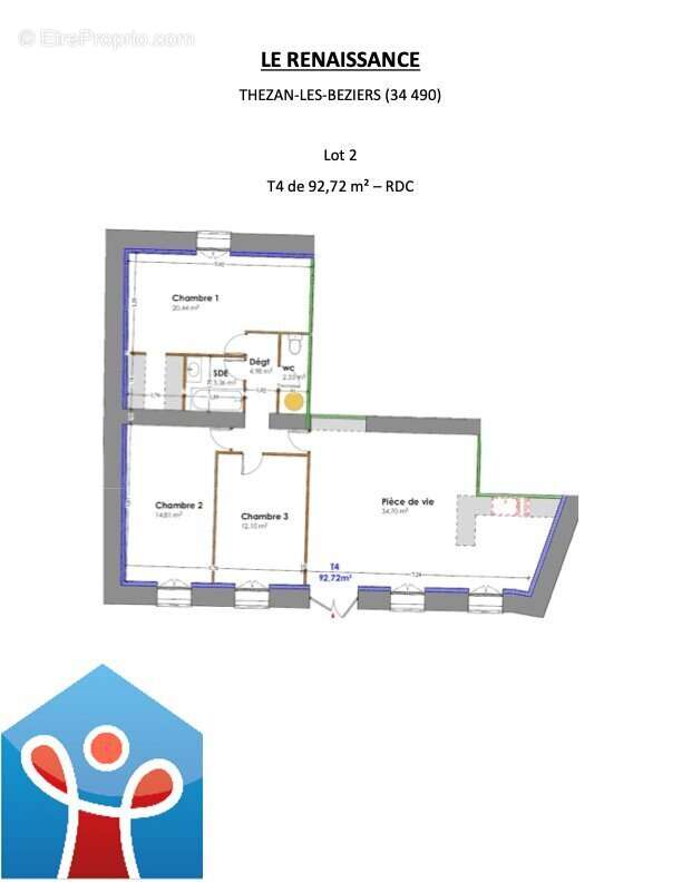 Appartement à THEZAN-LES-BEZIERS