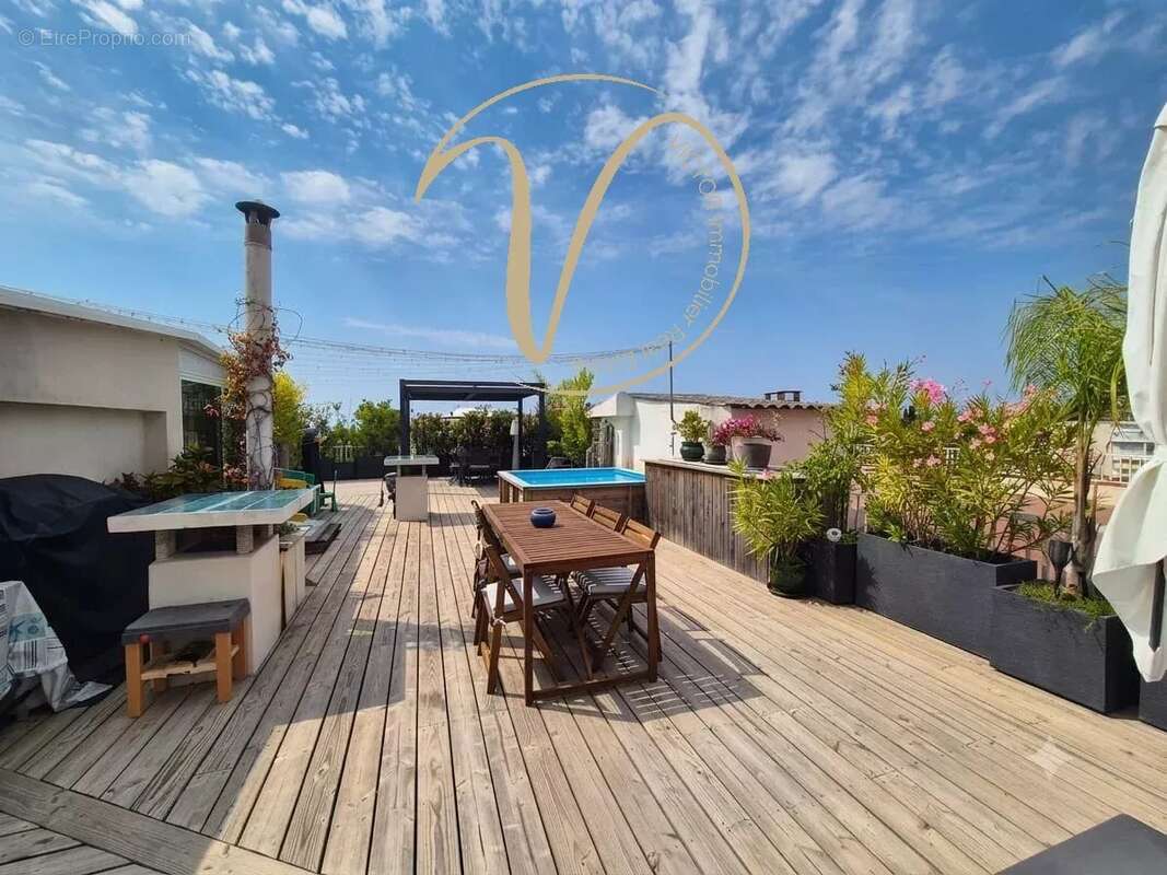 Cagnes sur mer - vespins - 4p toit terrasse parking - photo 4
