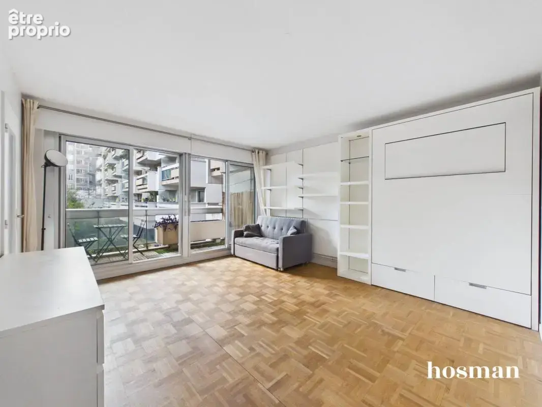 Appartement T1 de 31 m² avec grand balcon de 9m² - Lumineux et calme - Rue Petit, Paris 19ème - photo 4