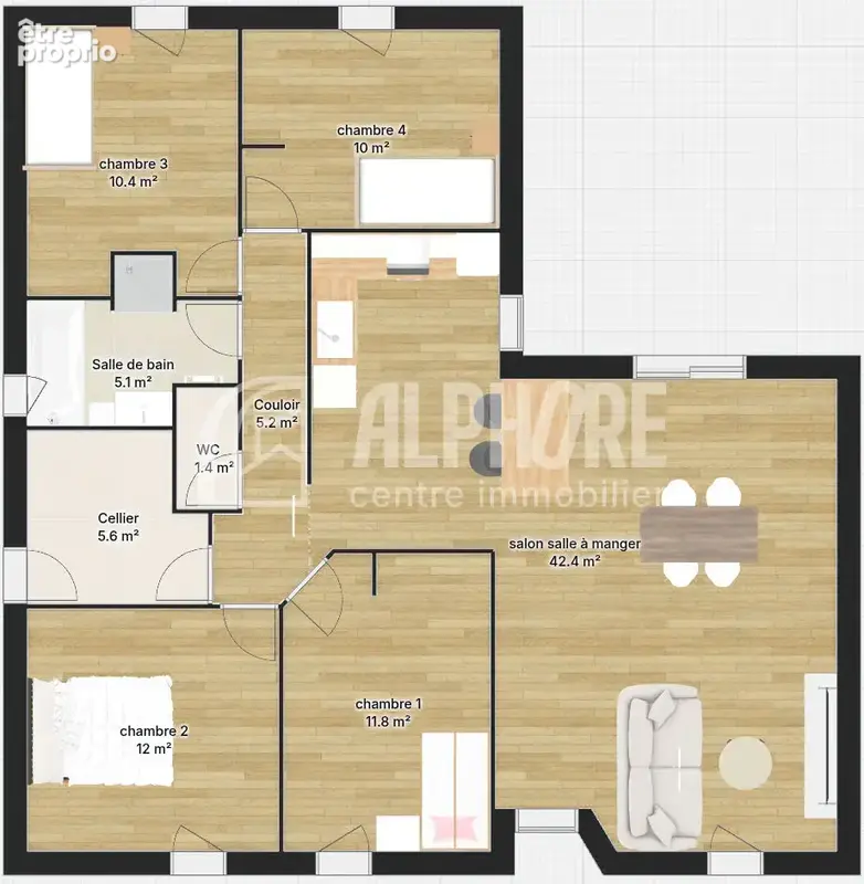 COUP DE COEUR À CHAPELLE-DES-MARAIS ! Maison de 105 m² avec terrain de 2 200 m² - photo 11