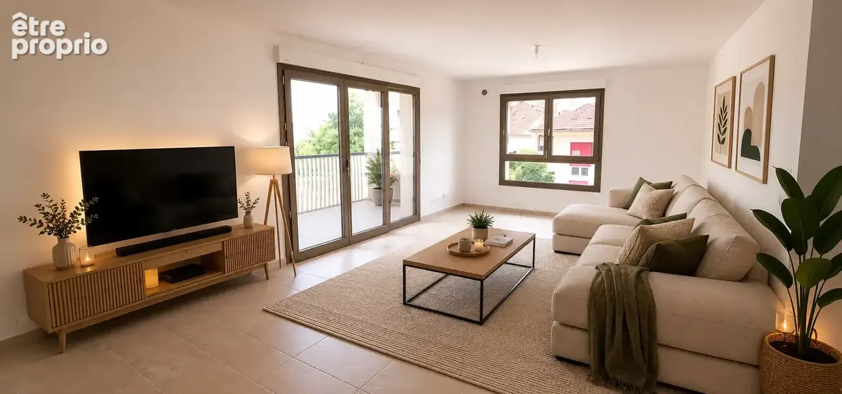 Appartement t3 moderne i grand balcon + garage privatif   annecy / cran-gevrier - photo 3
