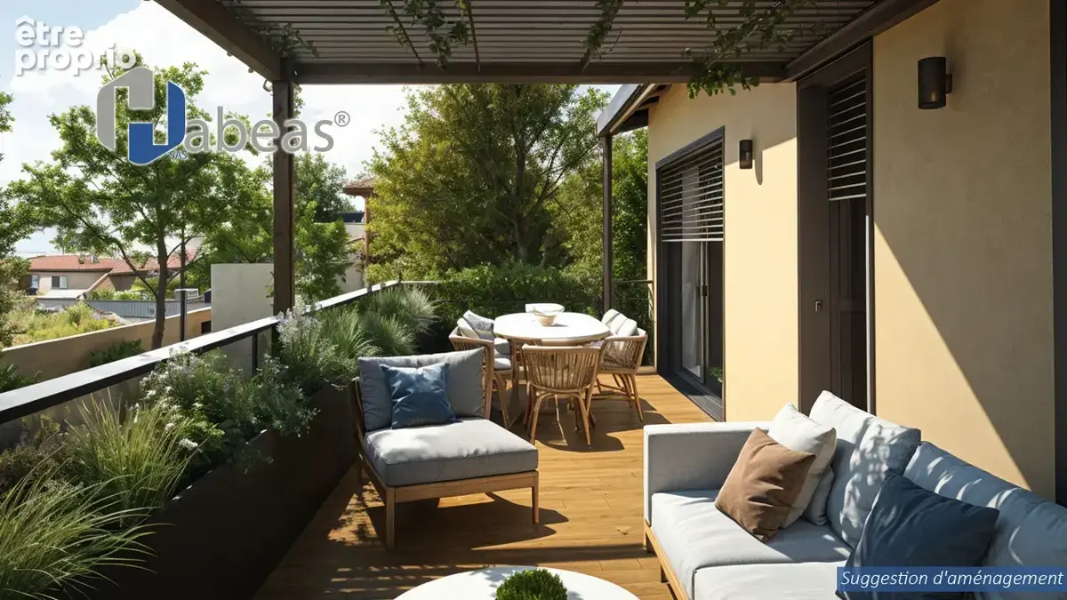 Appartement T3 de 58.65 m² avec Balcon de 22.90 m² et deux parkings - photo 3