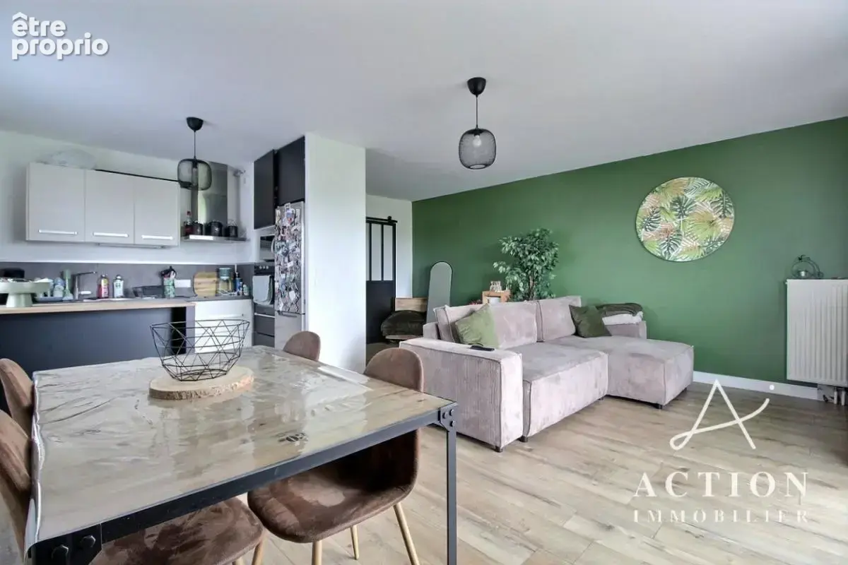 Leers - appartement t3 - balcon - 2 places de stationnement - residence securisee - photo 2