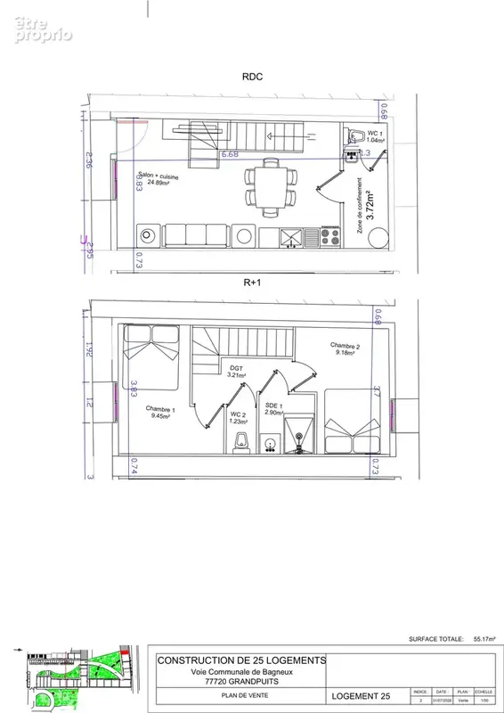 Maison à GRANDPUITS-BAILLY-CARROIS