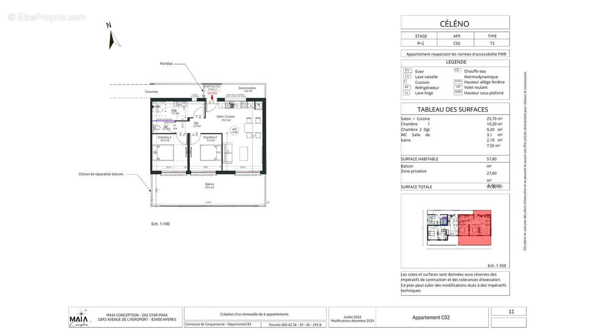 Appartement à CARQUEIRANNE