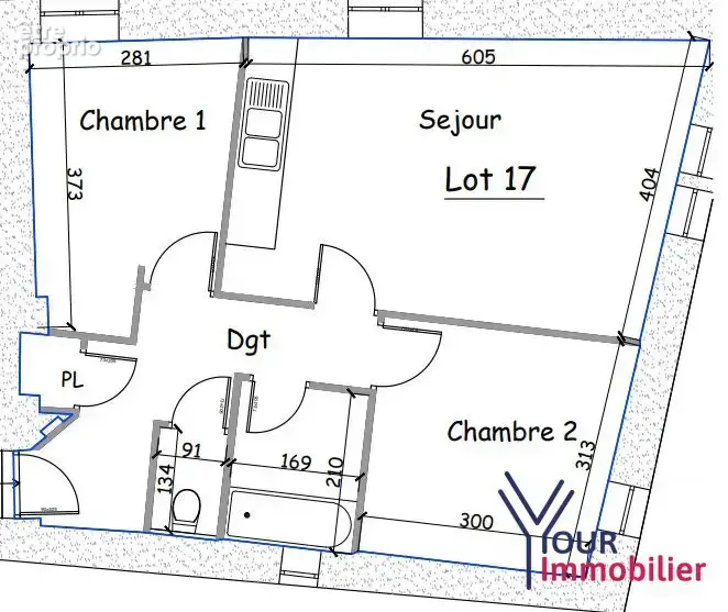 Appartement 3 pièces 52 m² à vendre à Francheville (69340) - photo 3