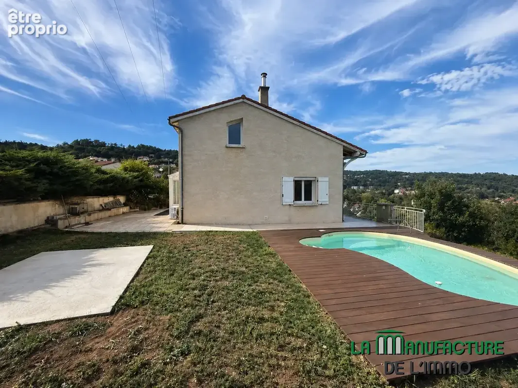 Maison de type F5/F6 avec piscine et belle vue sur terrain de 920 m2 / aurec-sur-Loire - photo 23