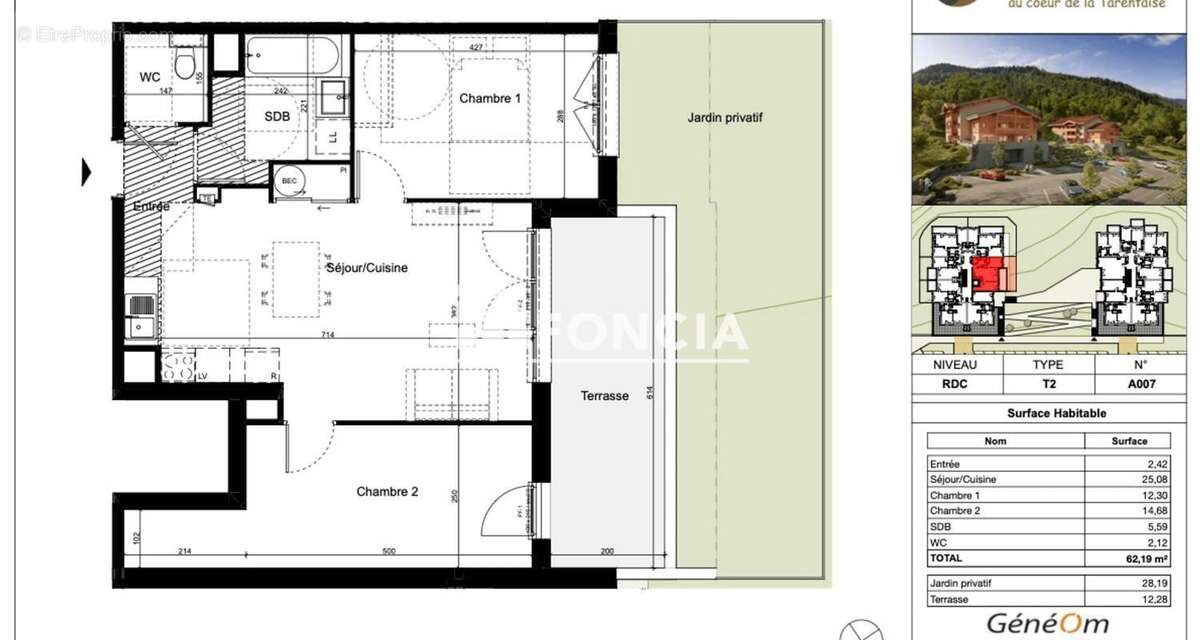 Appartement à MACOT-LA-PLAGNE
