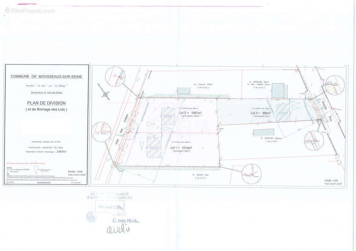 Terrain à MOUSSEAUX-SUR-SEINE