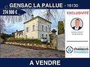 Maison à GENSAC-LA-PALLUE