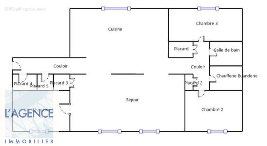 Plan d'appartement - Appartement à REIMS