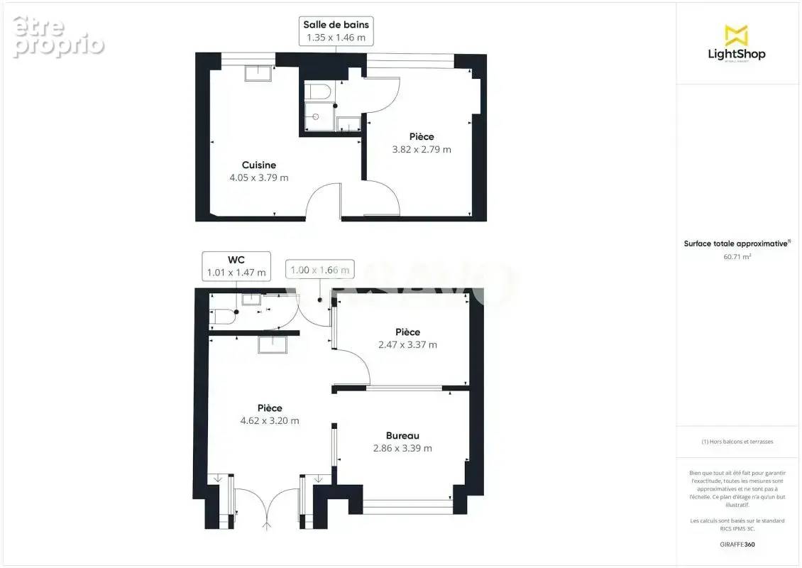 Vente Appartement 3 pièces de 60m² - 93200 Saint-Denis - photo 18