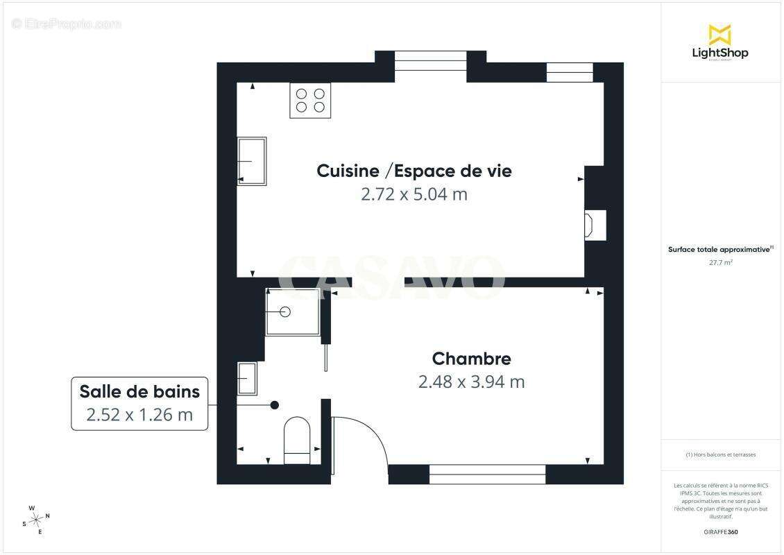 Vente Appartement 2 pièces de 27m² - 75003 Paris - photo 2