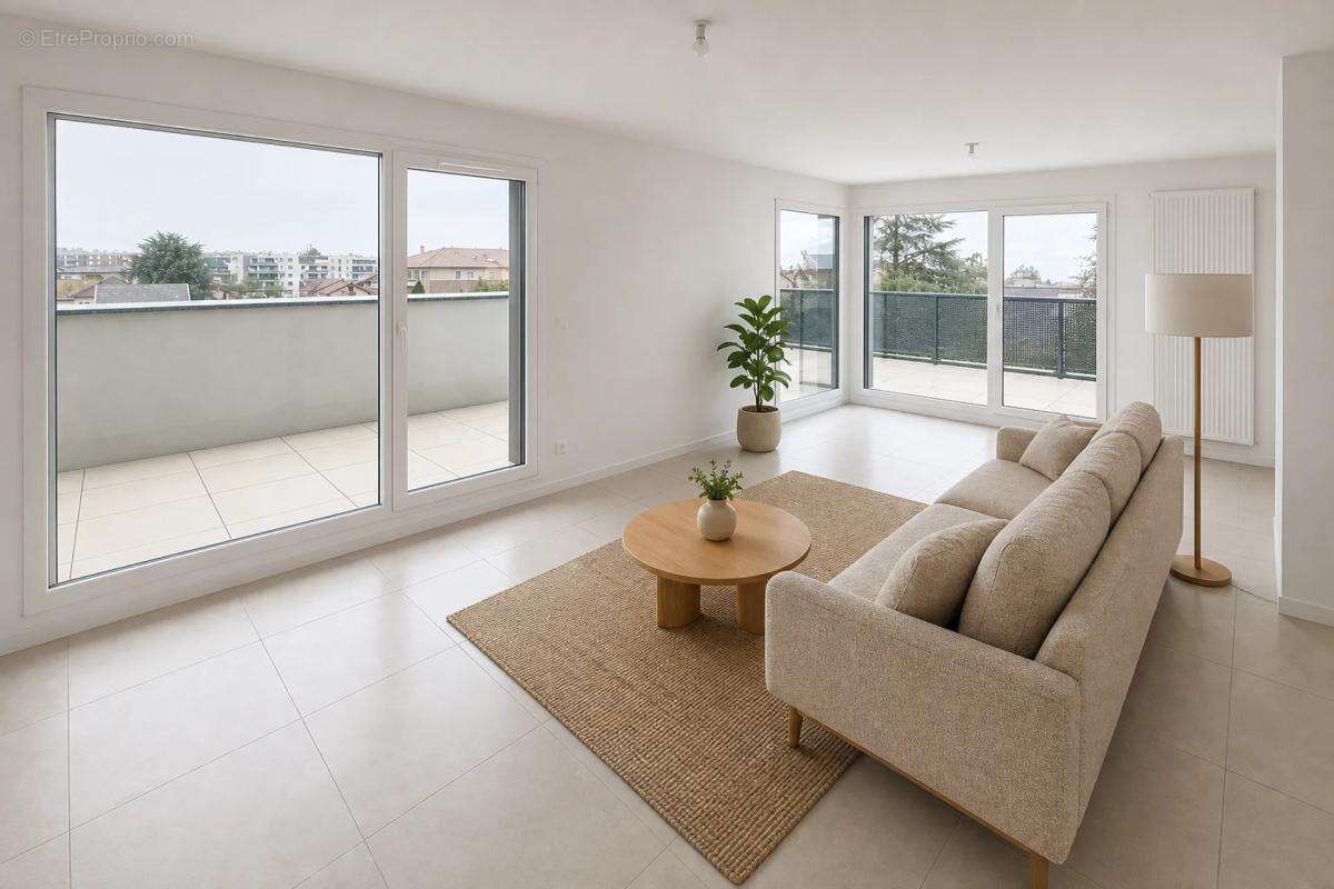 Lumineux T3 avec grande terrasse à Thonon - photo 9