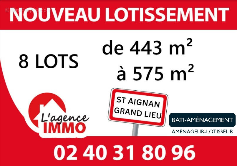 Terrain à SAINT-AIGNAN-GRANDLIEU