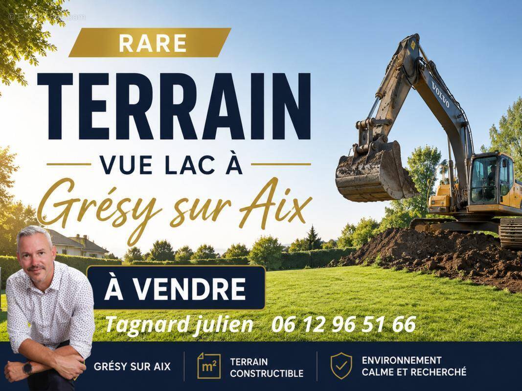 Terrain à GRESY-SUR-AIX