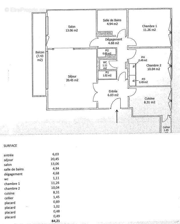 Appartement à ERMONT