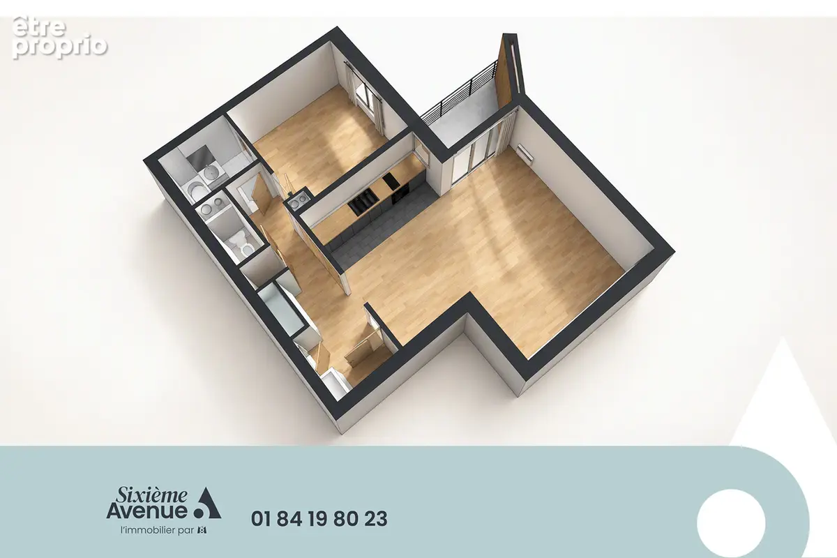 Appartement Chaville 2 pièces 55 m2 avec balcon - photo 6