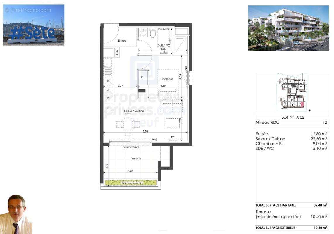 Appartement à SETE