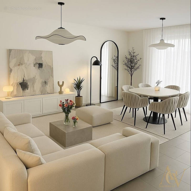 4 Pièces terrasse 50 m² Roquebrune Cap Martin 1 - Appartement à ROQUEBRUNE-CAP-MARTIN