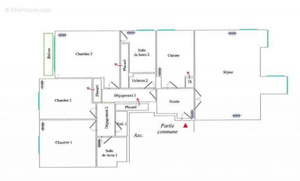 4 pieces 112,64m2, 3 chambres face au bois de vincennes dans un immeuble recent - photo 16