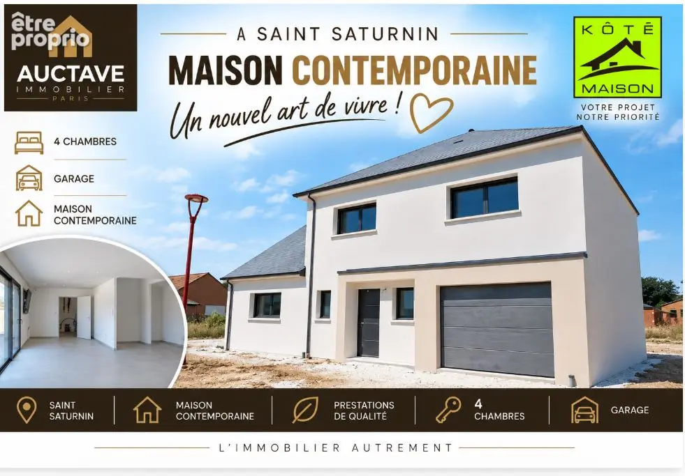 Photo Maison à Saint-Saturnin au prix de 334 918€