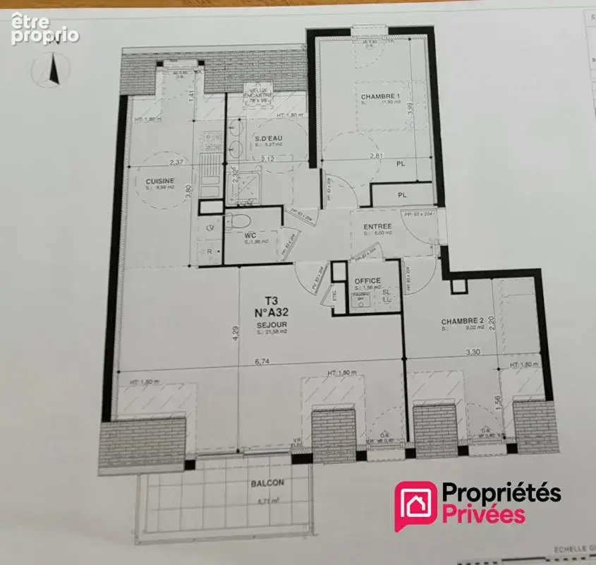 29170 FOUESNANT CENTRE  - Appartement  3 pièce(s) 67.30 m2 (Carrez) - photo 15