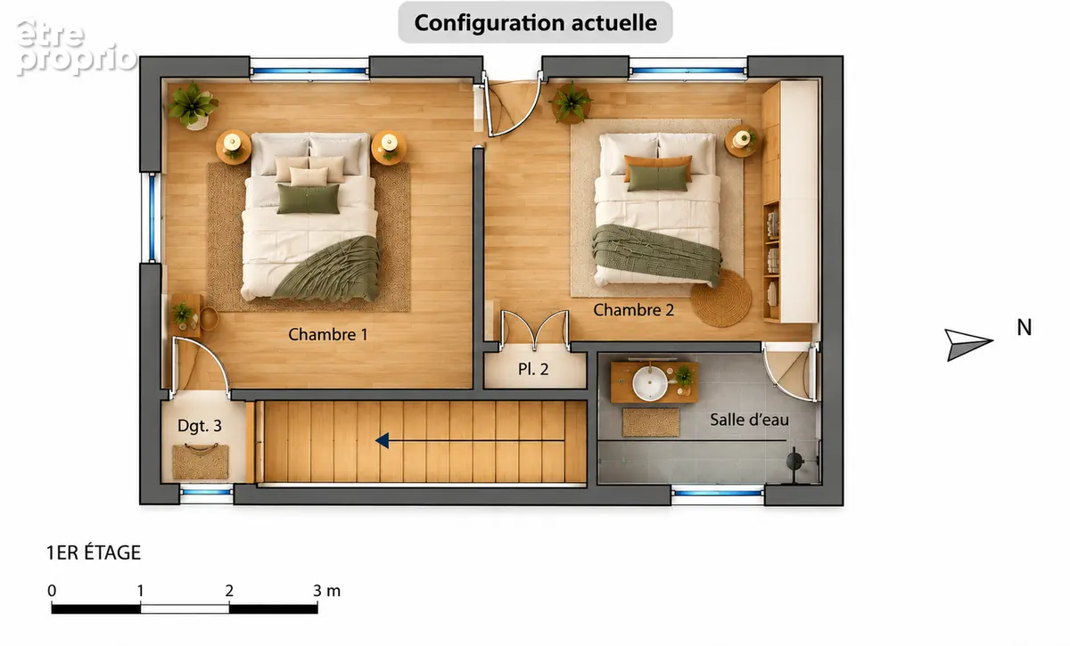 Maison Rillieux La Pape 3 pièce(s) 63.31 m2 - photo 15