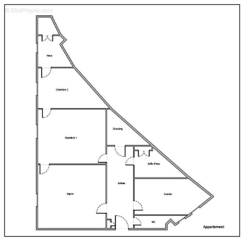 Appartement à PARIS-18E