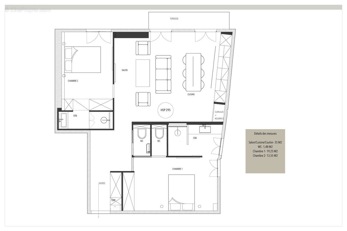 Appartement à BEAUSOLEIL