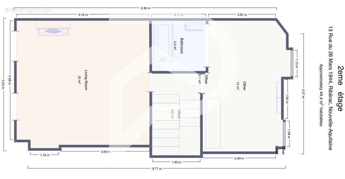 Appartement à RIBERAC
