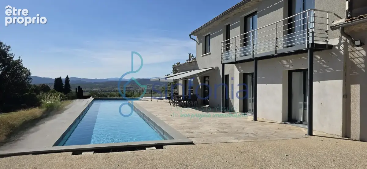 Maison contemporaine avec piscine et vue panoramique entre Uzès et Barjac - photo 21