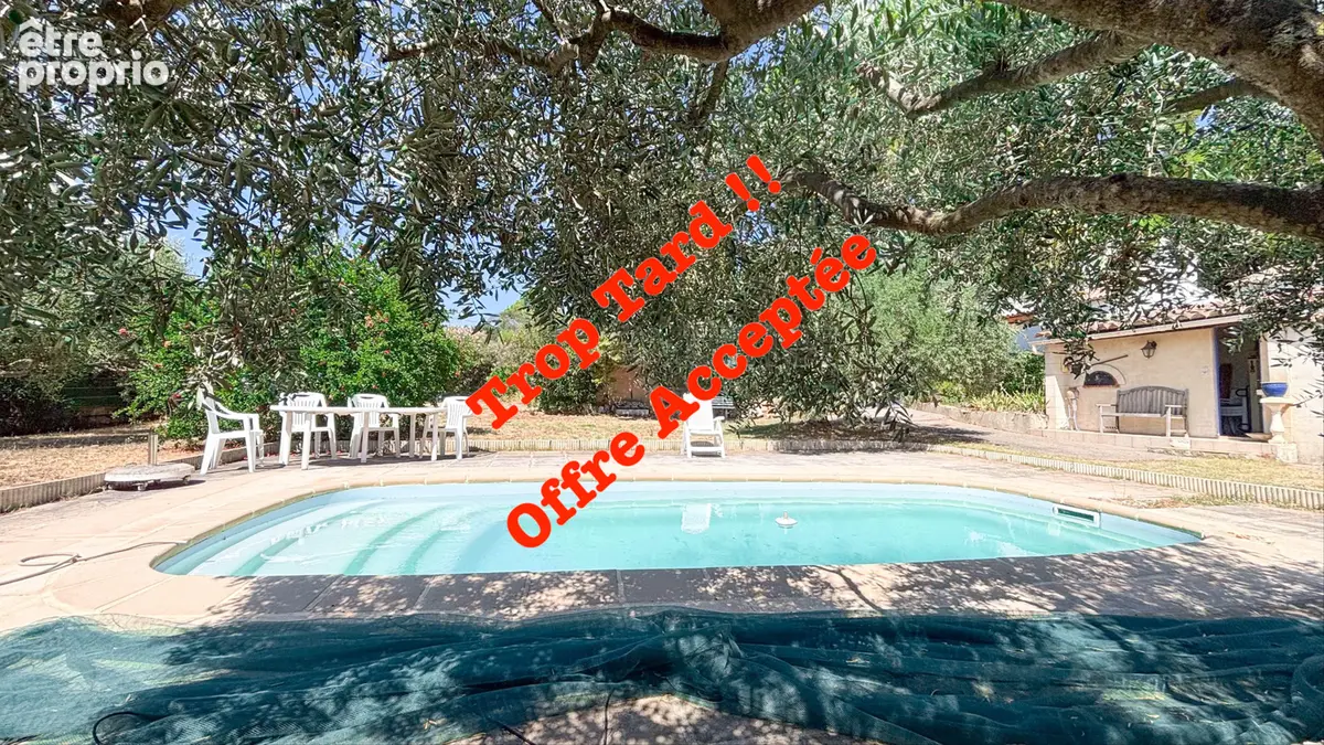 Maison provençale T4 de plain pied avec piscine et dépendance aménagée, sur 1500m² de terrain - 83470 Seillons Source d\'Argens n°9 - Maison à SEILLONS-SOURCE-D'ARGENS
