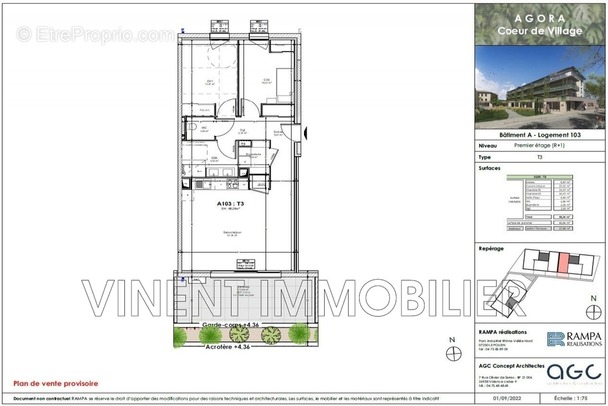 Appartement à ALLAN