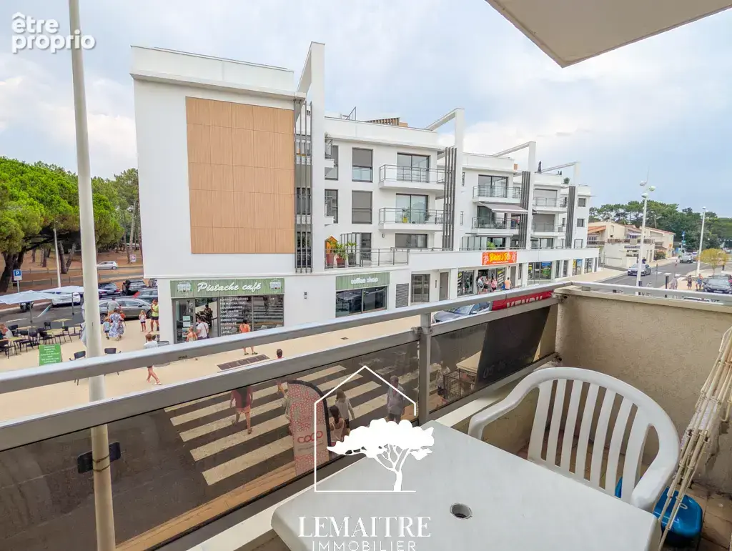 Studio meublé 25 m2 La Palmyre Vue pinède avec balcon - photo 5