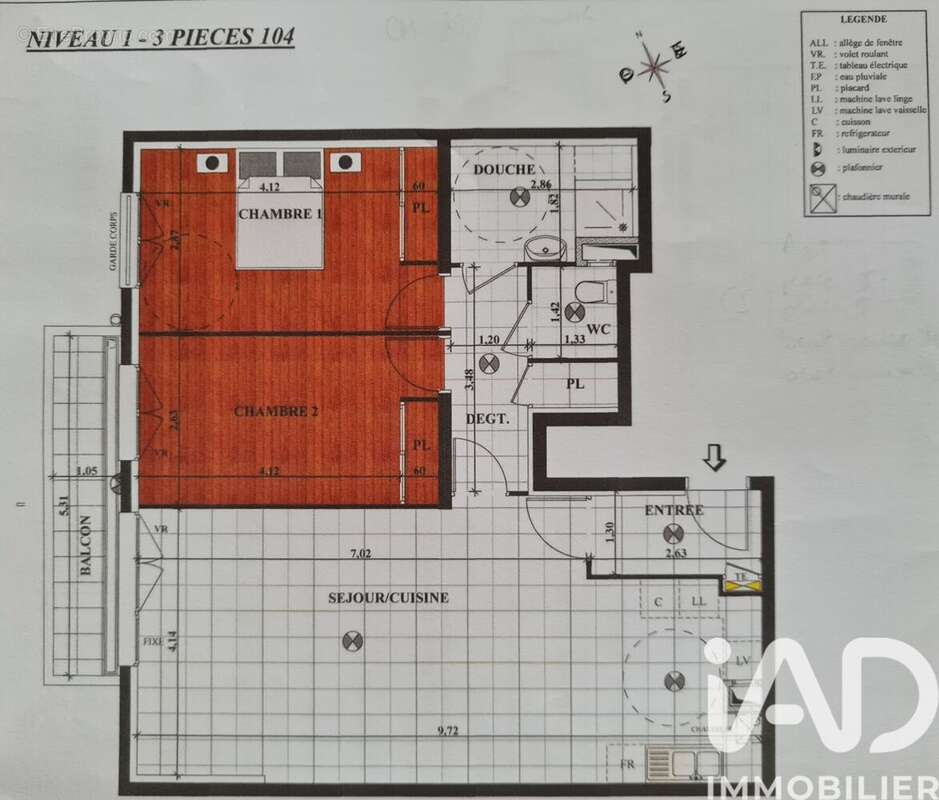 Photo 5 - Appartement à SAINTE-GENEVIEVE-DES-BOIS