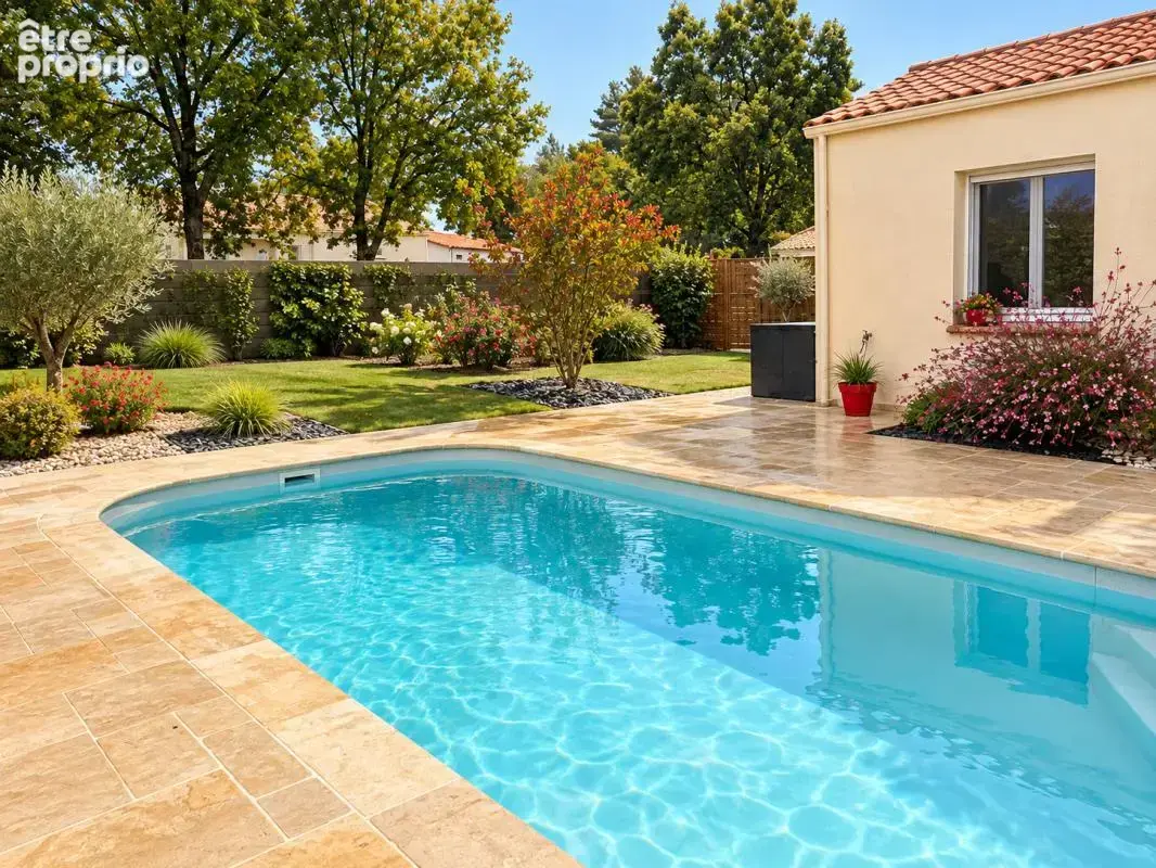 Maison plain pied 3 chambres + bureau avec piscine - photo 17