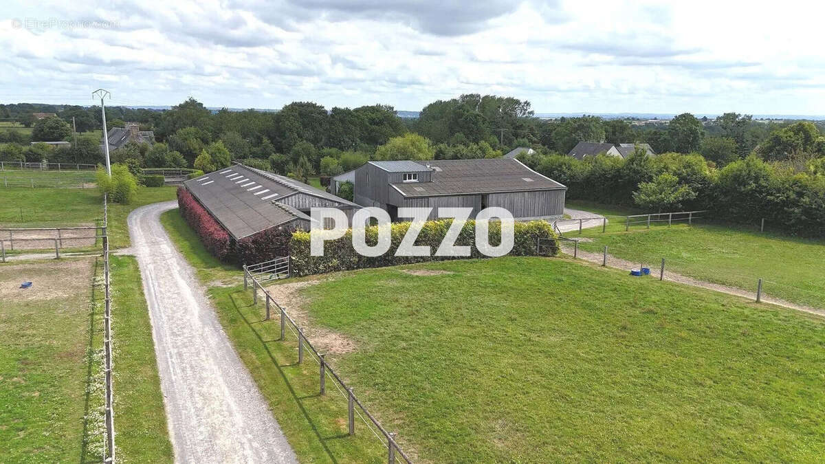 Maison + haras sur 11 ha avec piste, barn, 22 boxes, rond de longe, paddocks et herbage, vue Mt St Michel - photo 14