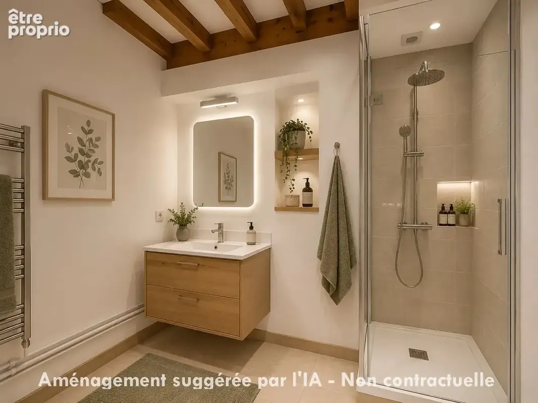 Spacieux T3 avec beaux volumes dans une petite copropriété - photo 8