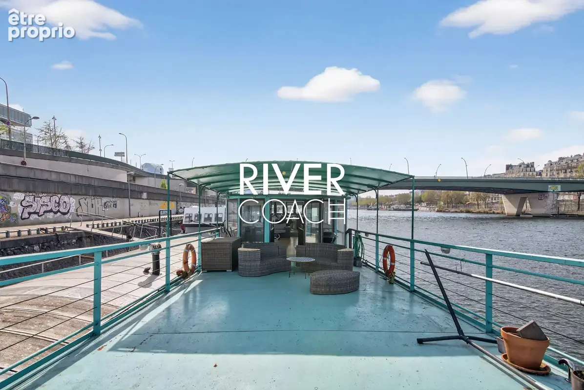 Paris 15 – Bateau-logement familial avec grande terrasse - photo 12
