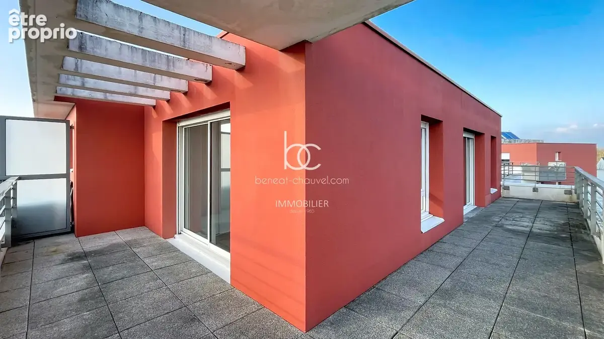 RARE à la VENTE T3 dernier étage avec terrasse proche Vannes Tohannic - photo 2